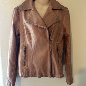 Brown Leather Women's Jacket